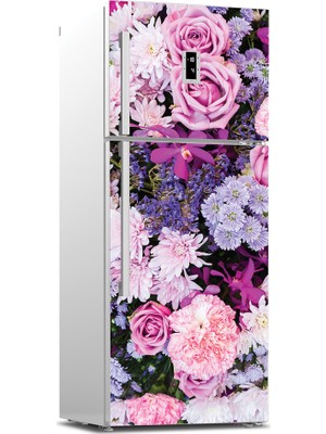 Tilki Dünyası Buzdolabı Kapağı Kaplama Sticker 0131