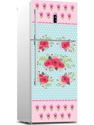 Tilki Dünyası Buzdolabı Kapağı Kaplama Sticker 0133