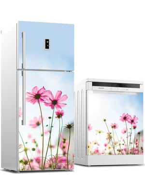 Tilki Dünyası Buzdolabı ve Bulaşık Makinesi Takım Sticker 0007