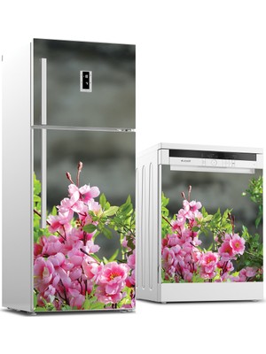 Tilki Dünyası Buzdolabı ve Bulaşık Makinesi Takım Sticker 0009