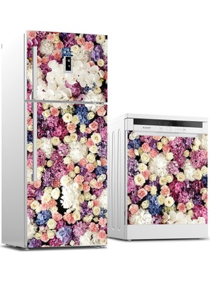 Tilki Dünyası Buzdolabı ve Bulaşık Makinesi Takım Sticker 0011