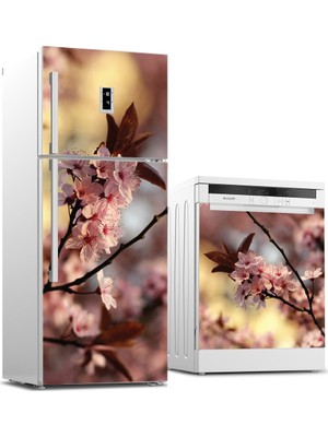 Tilki Dünyası Buzdolabı ve Bulaşık Makinesi Takım Sticker 0013