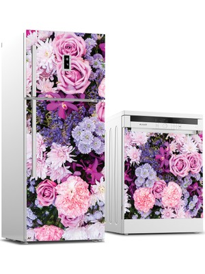 Tilki Dünyası Buzdolabı ve Bulaşık Makinesi Takım Sticker 0021