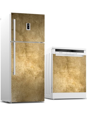 Tilki Dünyası Buzdolabı ve Bulaşık Makinesi Takım Sticker 0027