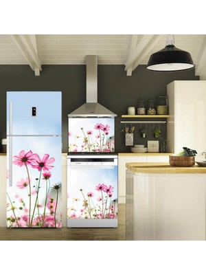 Tilki Dünyası Buzdolabı, Bulaşık Makinesi ve Ocak Arkası Set Yapışkanlı Folyo 0008