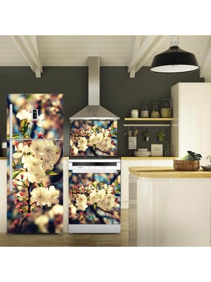 Tilki Dünyası Buzdolabı, Bulaşık Makinesi ve Ocak Arkası Set Yapışkanlı Folyo 0023