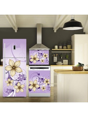 Tilki Dünyası Buzdolabı, Bulaşık Makinesi ve Ocak Arkası Set Yapışkanlı Folyo 0038