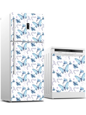 Tilki Dünyası Buzdolabı ve Bulaşık Makinesi Takım Sticker 0062