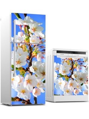 Tilki Dünyası Buzdolabı ve Bulaşık Makinesi Takım Sticker 0069