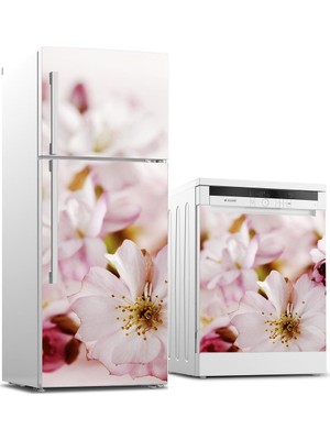 Tilki Dünyası Buzdolabı ve Bulaşık Makinesi Takım Sticker 0074