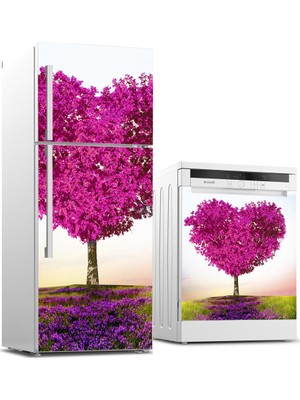 Tilki Dünyası Buzdolabı ve Bulaşık Makinesi Takım Sticker 0081