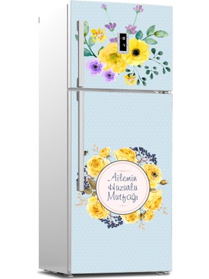 Tilki Dünyası Buzdolabı Kapağı Kaplama Sticker 0147