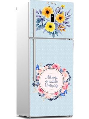 Tilki Dünyası Buzdolabı Kapağı Kaplama Sticker 0148