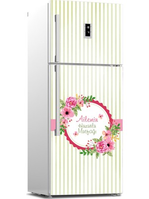 Tilki Dünyası Buzdolabı Kapağı Kaplama Sticker 0149