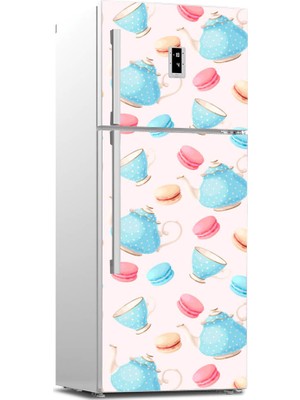 Tilki Dünyası Buzdolabı Kapağı Kaplama Sticker 0173