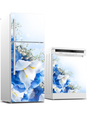 Tilki Dünyası Buzdolabı ve Bulaşık Makinesi Takım Sticker 0090