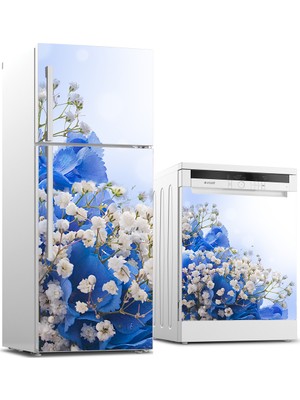 Tilki Dünyası Buzdolabı ve Bulaşık Makinesi Takım Sticker 0092
