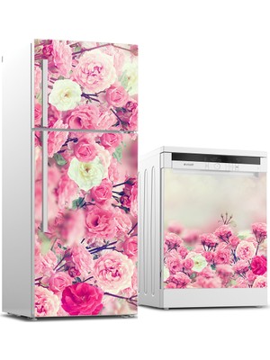 Tilki Dünyası Buzdolabı ve Bulaşık Makinesi Takım Sticker 0095