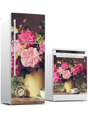 Tilki Dünyası Buzdolabı ve Bulaşık Makinesi Takım Sticker 0100