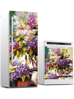 Tilki Dünyası Buzdolabı ve Bulaşık Makinesi Takım Sticker 0146