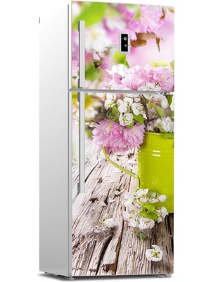 Tilki Dünyası Buzdolabı Kapağı Kaplama Sticker 0180