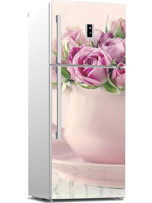 Tilki Dünyası Buzdolabı Kapağı Kaplama Sticker 0181