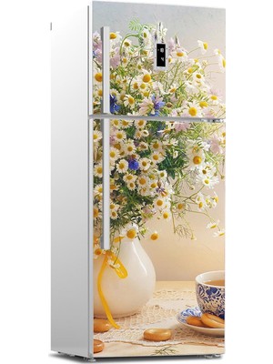 Tilki Dünyası Buzdolabı Kapağı Kaplama Sticker 0195