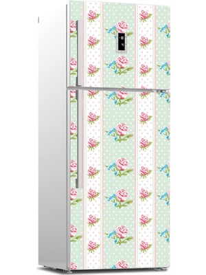 Tilki Dünyası Buzdolabı Kapağı Kaplama Sticker 0197