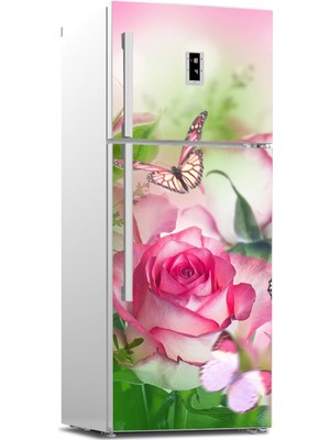 Tilki Dünyası Buzdolabı Kapağı Kaplama Sticker 0200