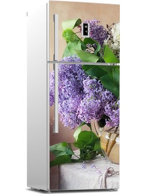 Tilki Dünyası Buzdolabı Kapağı Kaplama Sticker 0211