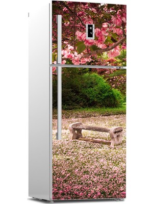 Tilki Dünyası Buzdolabı Kapağı Kaplama Sticker 0220