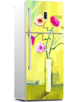 Tilki Dünyası Buzdolabı Kapağı Kaplama Sticker 0229