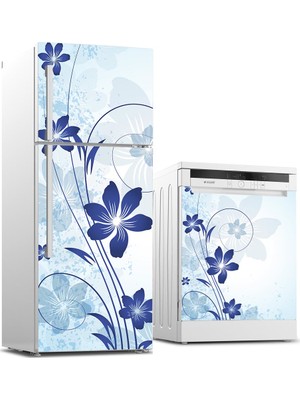 Tilki Dünyası Buzdolabı ve Bulaşık Makinesi Takım Sticker 0152