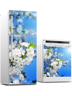 Tilki Dünyası Buzdolabı ve Bulaşık Makinesi Takım Sticker 0156