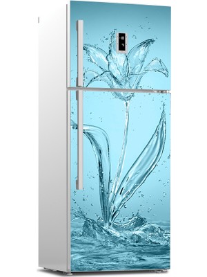 Tilki Dünyası Buzdolabı Kapağı Kaplama Sticker 0245