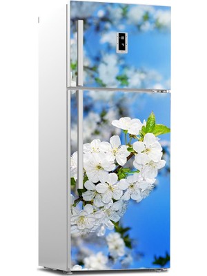 Tilki Dünyası Buzdolabı Kapağı Kaplama Sticker 0253