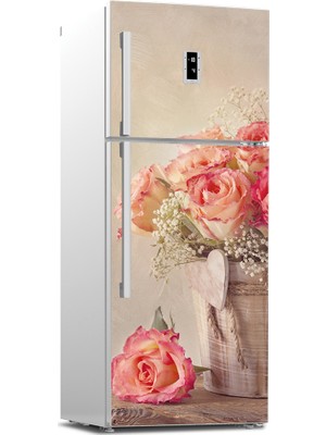 Tilki Dünyası Buzdolabı Kapağı Kaplama Sticker 0257