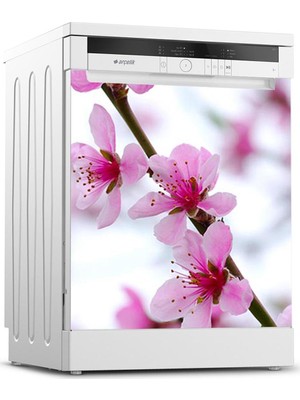 Tilki Dünyası Bulaşık Makinesi Kapak Sticker 0088