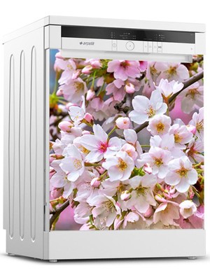 Tilki Dünyası Bulaşık Makinesi Kapak Sticker 0093