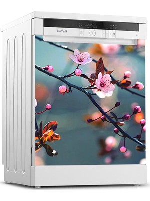 Tilki Dünyası Bulaşık Makinesi Kapak Sticker 0098