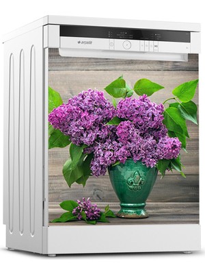 Tilki Dünyası Bulaşık Makinesi Kapak Sticker 0102