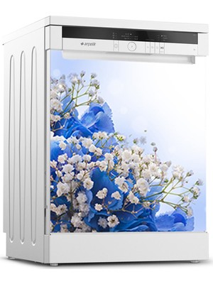 Tilki Dünyası Bulaşık Makinesi Kapak Sticker 0109