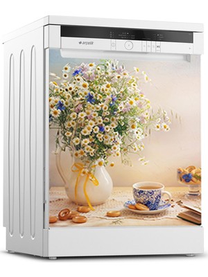 Tilki Dünyası Bulaşık Makinesi Kapak Sticker 0117