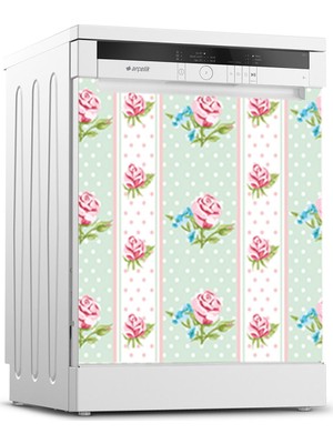Tilki Dünyası Bulaşık Makinesi Kapak Sticker 0119