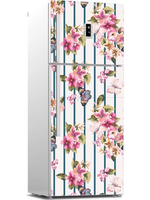 Tilki Dünyası Buzdolabı Kapağı Kaplama Sticker 0266
