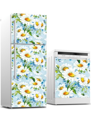Tilki Dünyası Buzdolabı ve Bulaşık Makinesi Takım Sticker 0187