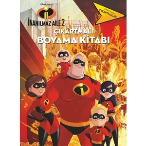 İnanılmaz Aile:2  Çıkartmalı Boyama Kitabı