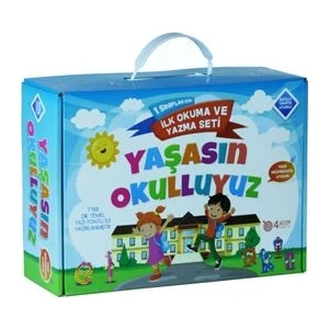 4 Adım Yayınları Yaşasın Okulluyuz 1.Sınıf İlk Okuma Ve Yazma Seti - Şahan Işık - Nihal Özdemir