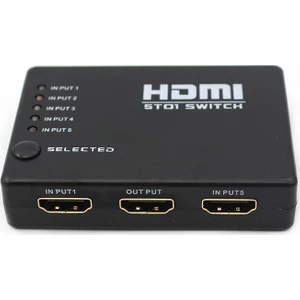 Sline 5 Port Hdmı Switch Kumandalı 3D Uyumlu