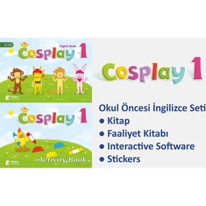 Cosplay 1 Okul Öncesi İngilizce Eğitim Seti + Software